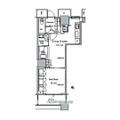 ＴＨＥ　ＴＯＫＹＯ　ＴＯＷＥＲＳ　ＭＩＤＴＯＷＥＲ １２３１ １DKの間取り図