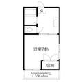 宮本ビル ３０１ １Kの間取り図