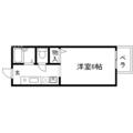 ハイツはなみずき １５ １Kの間取り図