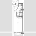 キャッスルマンション代官山 ４１２ ワンルームの間取り図