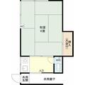 中島アパート ８ １Kの間取り図
