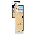 メゾンブランシュ 5階 ワンルームの間取り図