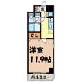 ウィングパーク 8階 １Kの間取り図