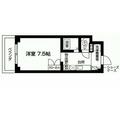 川崎市多摩区 登戸（向ヶ丘遊園駅） 3階 １Kの間取り図
