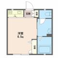 アヴァン四ッ谷 ００１０１ １Kの間取り図