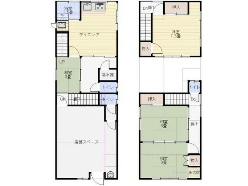 Muroto City, Murotsu (Nahari Station) 2-story building 5DK
