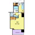 千代田区 東神田２丁目（秋葉原駅） 4階 １Kの間取り図