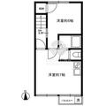 ハイツベルモント 205 １DKの間取り図