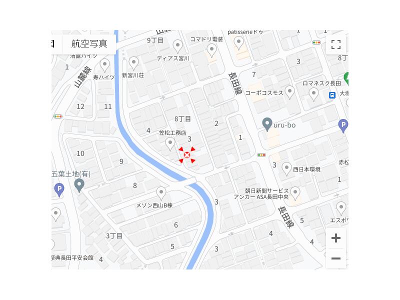 8-chome Miyagawa-cho, Nagata Ward, Kobe City (Nagata Station) Single-story building 2SK