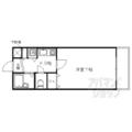 グランデ御池 ３０１ １Kの間取り図