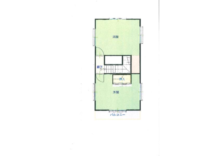 Nagasaki City, Irabayashi 2-chome (Shindaikucho Station), 2-story, 6DK