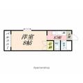 ＳＫマンション ２０１ １Kの間取り図