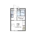 レオパレスドマーニ錦町 ２０３ １Kの間取り図