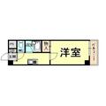 神戸市灘区 篠原中町２丁目（六甲道駅） 2階 １Kの間取り図