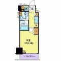 クレイシア巣鴨駅前 ５０２ １Kの間取り図