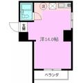 メゾンパール泉 ６０３ ワンルームの間取り図