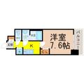 名古屋市中区 平和１丁目（東別院駅） 3階 １Kの間取り図