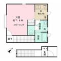 中野区 野方２丁目（中野駅） 2階 １Kの間取り図