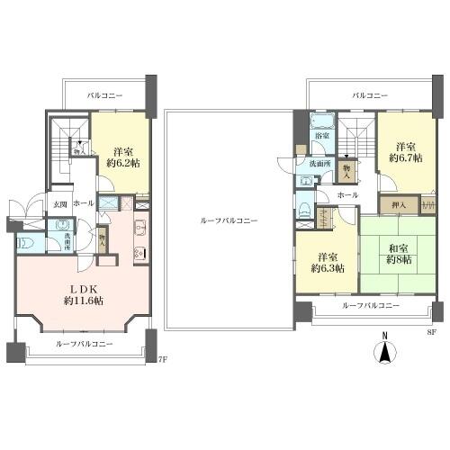 アットホーム 南薬院パークマンション 7階 ４ｌｄｋ 福岡市中央区の中古マンション マンション購入の情報