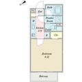 リーゼ板橋本町 ０３０３ １Kの間取り図
