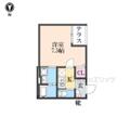 ＡＬＥＧＲＩＡ武庫之荘 １０４ １Kの間取り図
