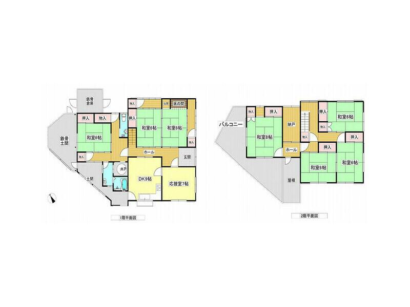 Kurodasho-cho Kuroda, Nishiwaki-city (Honkuroda station) 2F 8SDK

2.5 million yen