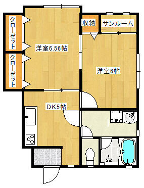 長井市 緑町 （あやめ公園駅 ） 1階 2DK