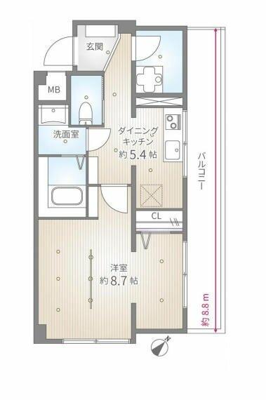 アットホーム ステージ仙台坂 5階 １ｄｋ 品川区の中古マンション マンション購入の情報