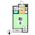 ハイツ石原 303 １Kの間取り図