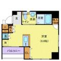 中央区 日本橋箱崎町（水天宮前駅） 2階 ワンルームの間取り図