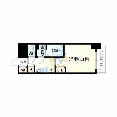 メインステージ大阪　North　Mark　間取り