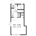 第３幸永ハイツ １０５ １Kの間取り図