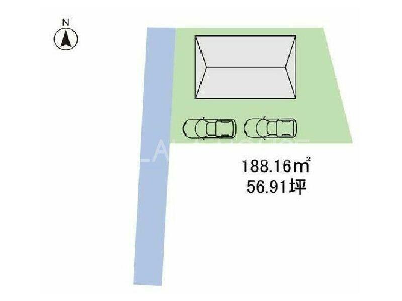 Takasaki City, Minami Gō Town Yahara (Gunma Hachiman Station) 2-story building 5DK