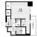 スプランディッド難波元町デュー 1304 １Kの間取り図