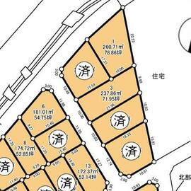 住宅明細図セット 福井県 アットホーム】福井市 上森田2丁目（森田駅） 住宅用地[6989855636