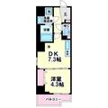 渋谷区 幡ヶ谷１丁目（幡ヶ谷駅） 7階 １DKの間取り図