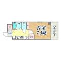 アイビスパーク 6階 １Kの間取り図