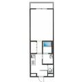 板橋区 富士見町（中板橋駅） 5階 １Kの間取り図