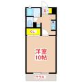 セジュール南郡元 1階 １Kの間取り図