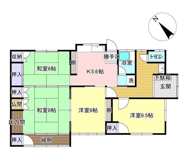 Takamatsu City, Kokubunji-cho Shinmei (Kokubun Station), single-story house, 4K &mdash; photo 1