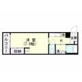 ローゼン下荒田 １０３ １Kの間取り図