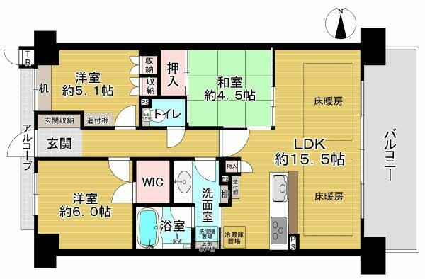 クオーレブラン武庫之荘 5階 3ldk 尼崎市の中古マンション アットホーム マンション購入の情報 クオーレブラン武庫之荘 5階 3ldk 尼崎市の中古マンション アットホーム マンション購入の情報