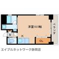 静岡市葵区 昭和町（静岡駅） 9階 ワンルームの間取り図