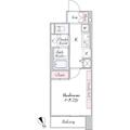 ＢｌｕＲｏｃｋ神楽坂 ０２０７ １Kの間取り図