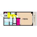 神戸市灘区 浜田町４丁目（新在家駅） 3階 １Kの間取り図