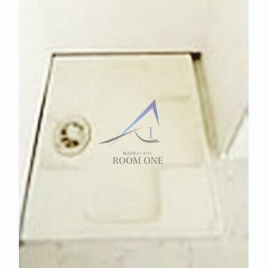 洗濯機置き場です。