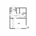 文京区 千駄木５丁目（千駄木駅） 1階 １Kの間取り図