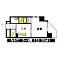 プレステージ３６２ 401 １DKの間取り図