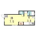 ＳＴ １０１ １Kの間取り図