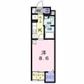 茨木市 沢良宜東町（南茨木駅） 1階 １Kの間取り図